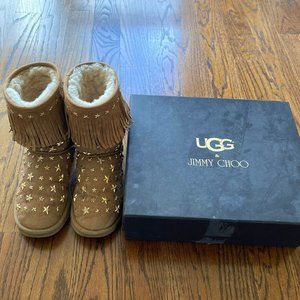 UGG X Jimmy Choo boots- Limited Esition -Size 6
